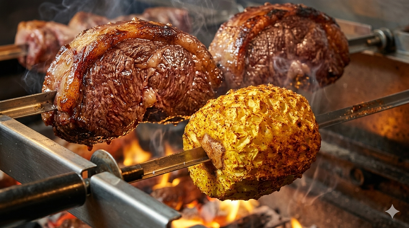 Rodizio Picanha und Ananas